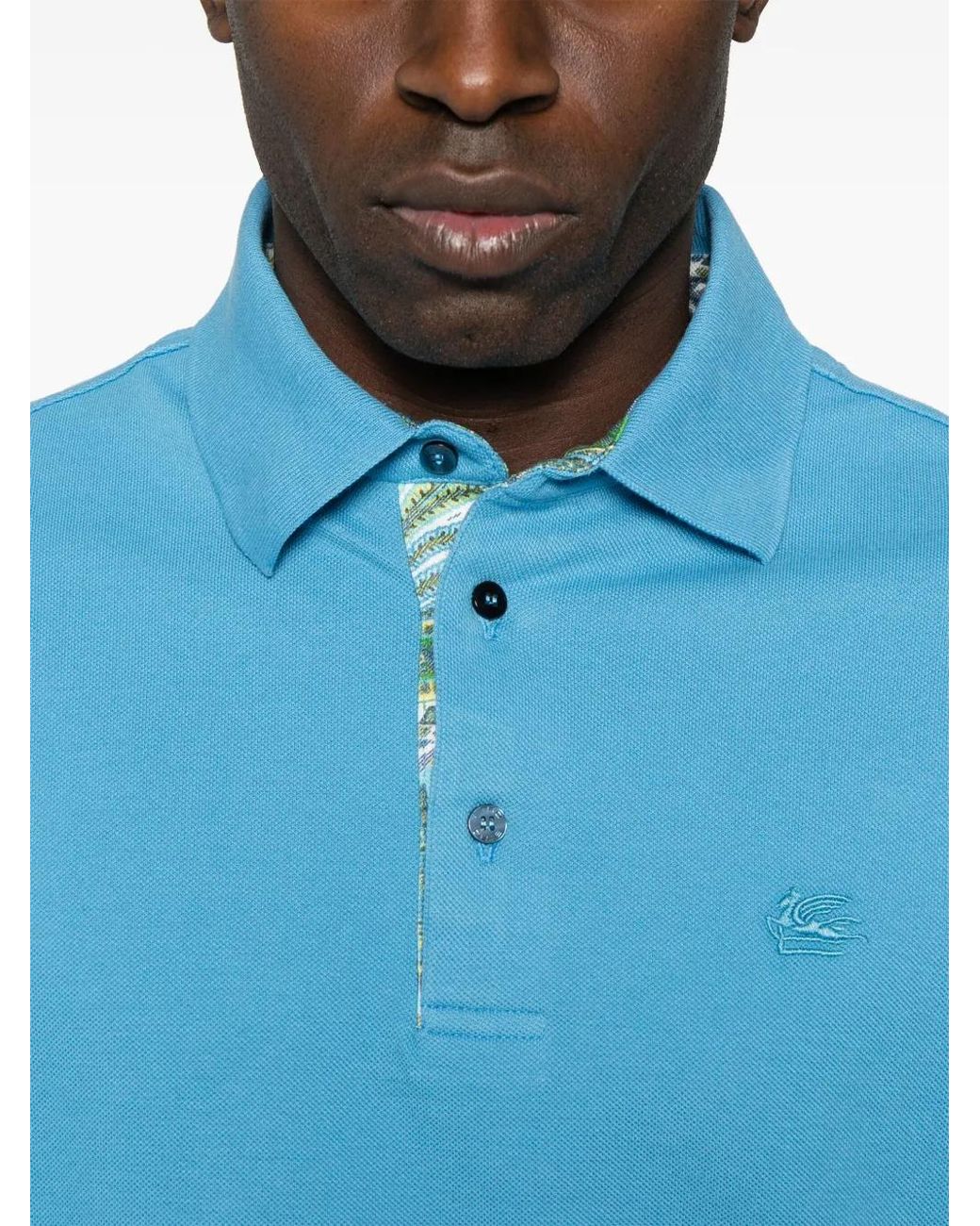 Etro Blue T-Shirts And Polos for men