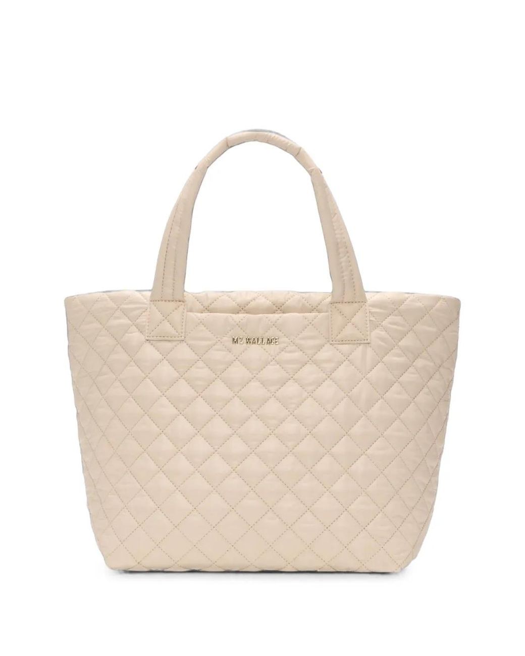 MZ Wallace Natural Small Metro Tote Deluxe Tote Bag