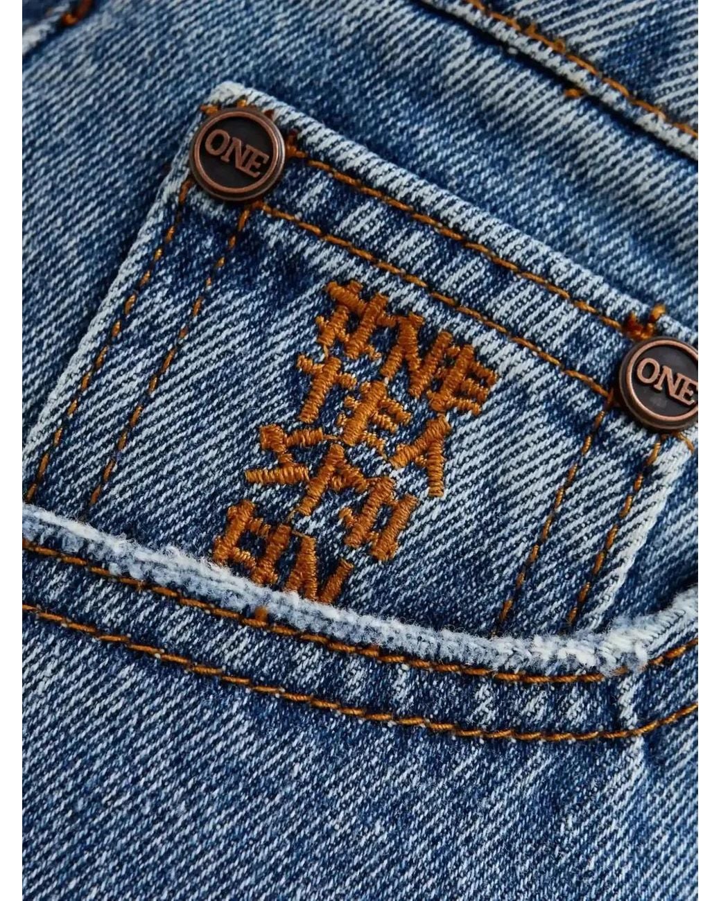 One Teaspoon Gerafelde Jeans in het Blue