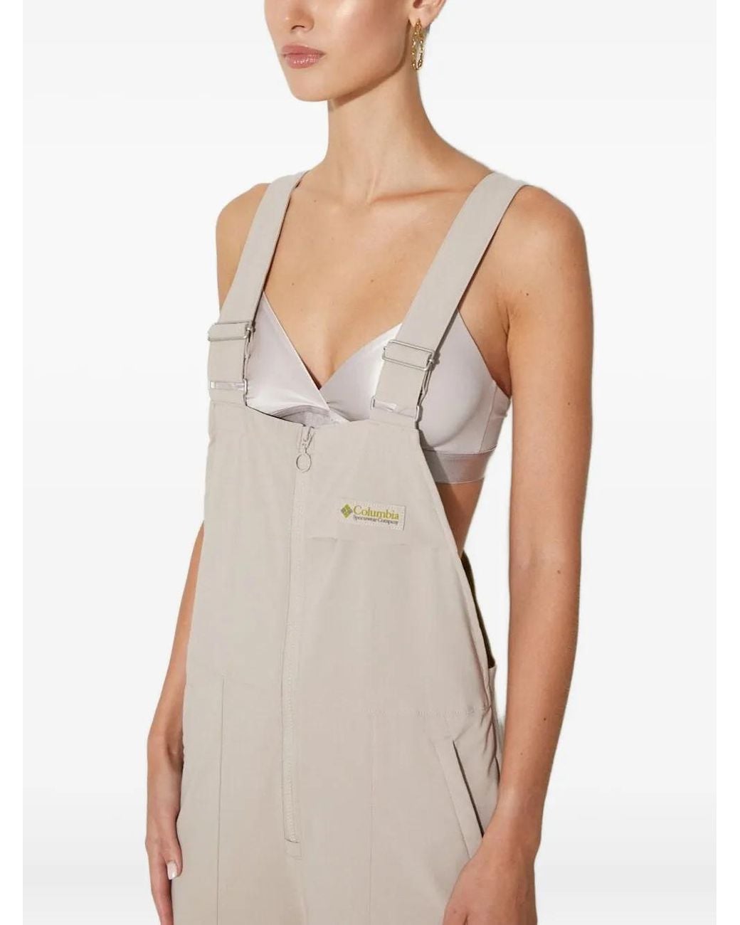 Columbia Natural Logo-Appliqué Jumpsuit