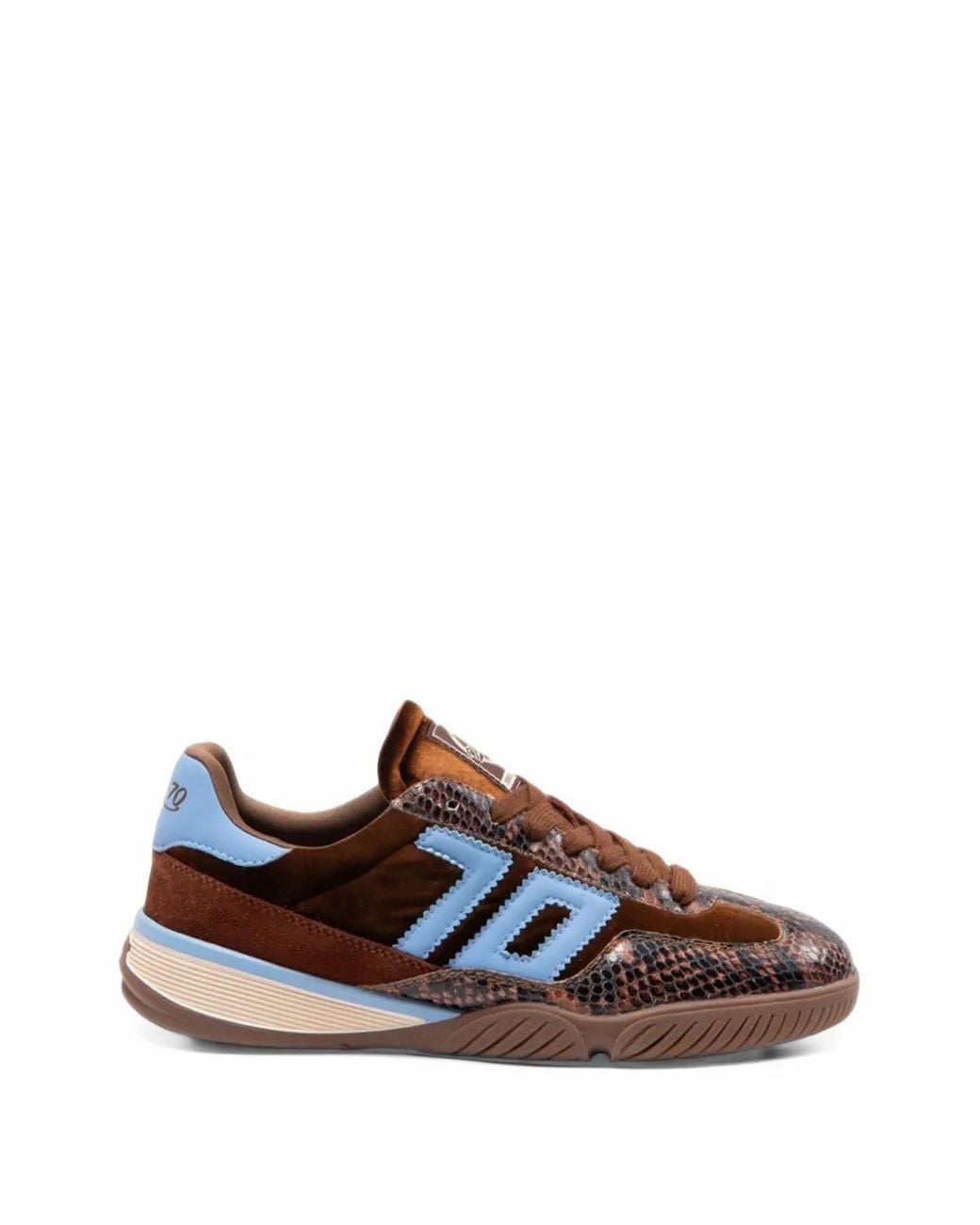 Back 70 Brown Fireball Lace-Up Sneakers