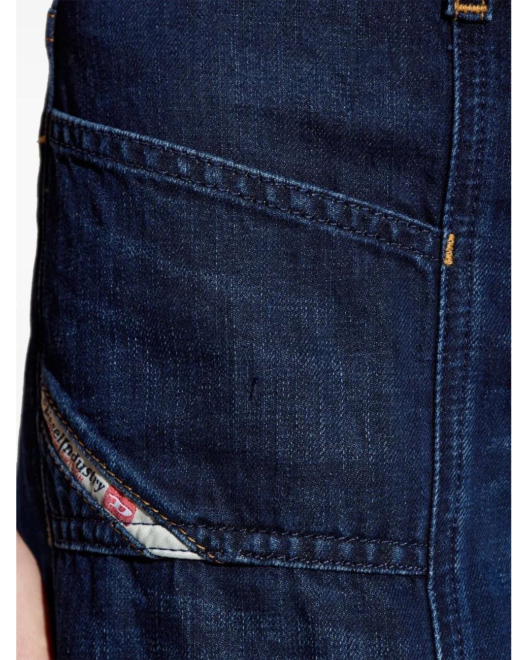DIESEL Blue D-Akii 068Ra Bootcut Jeans