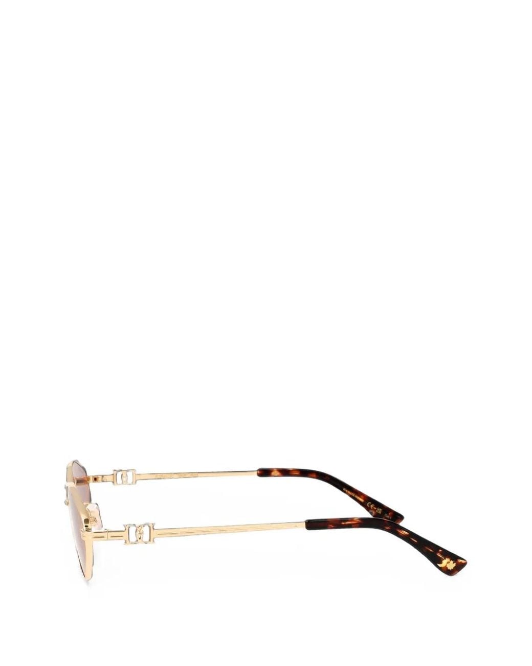 DSquared² Natural Geometric-Frame Sunglasses
