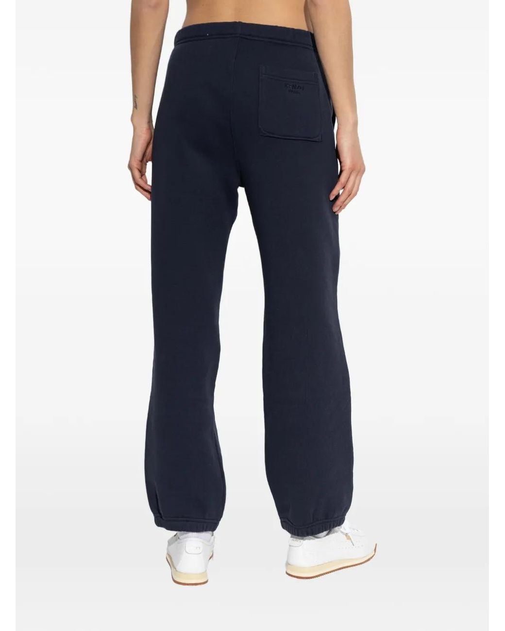 Pantalones Boke Flower Con Bolsillo De Parche KENZO de color Blue