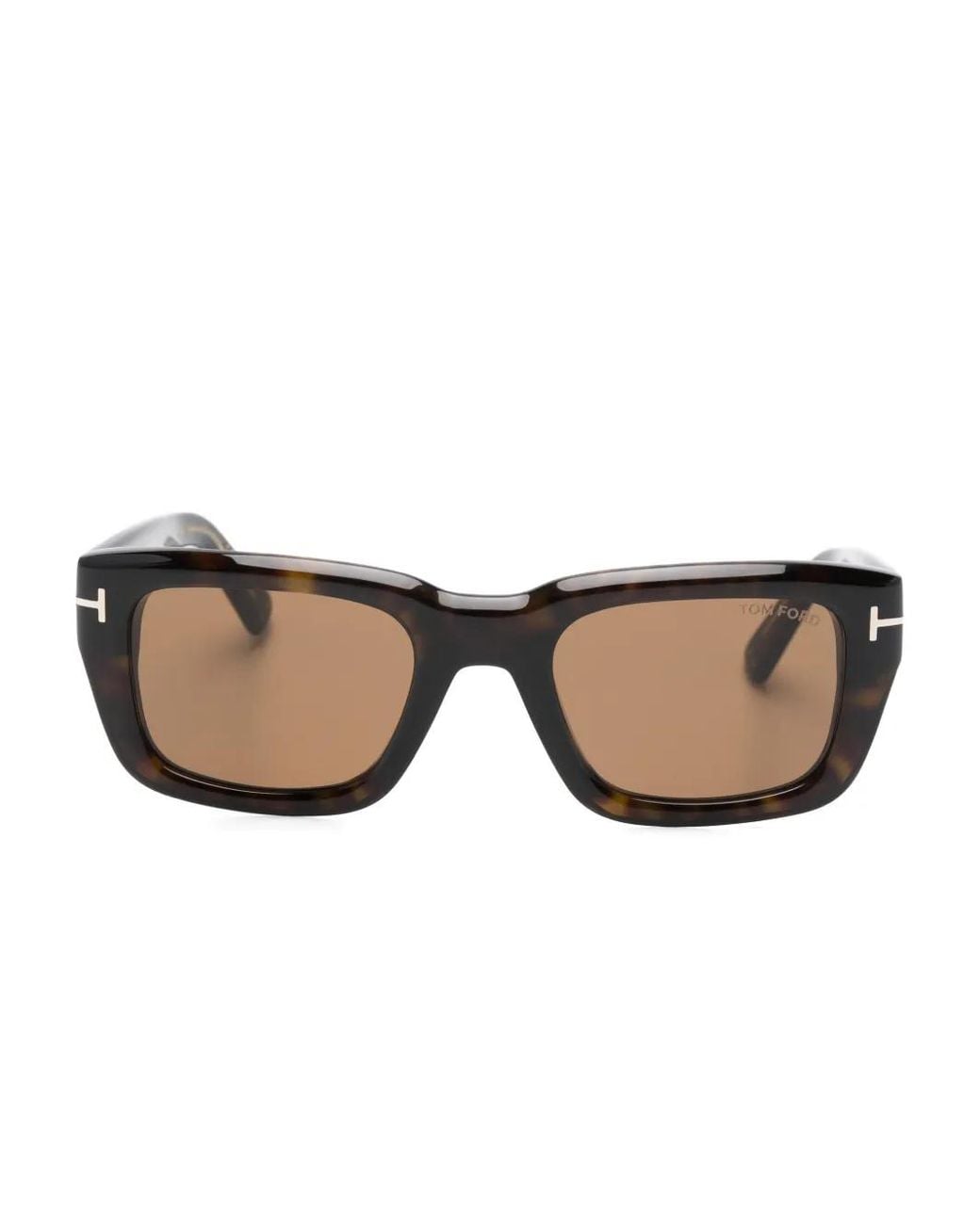 Tom Ford Natural Icon Rectangle-Frame Sunglasses
