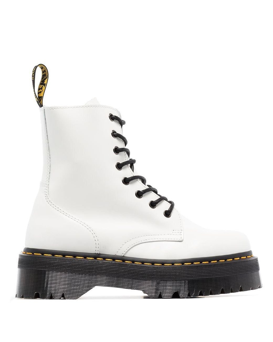 doc martens womens white platform boots