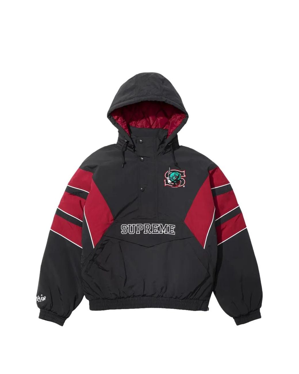 Supreme Red Veste Salem À Col Zippé for men