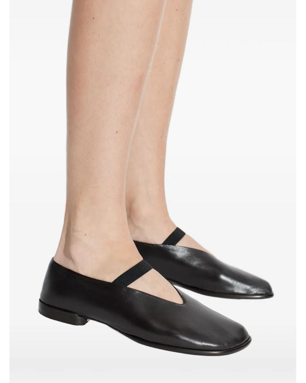 Lemaire White Glove Leather Ballets