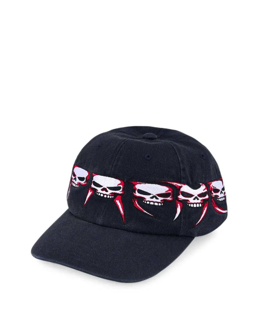 Supreme Blue Skulls Spellout 6-Panel Cap for men