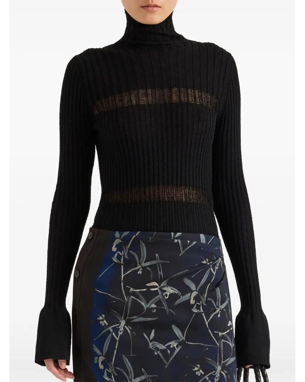 Proenza Schouler Black Rosario Top