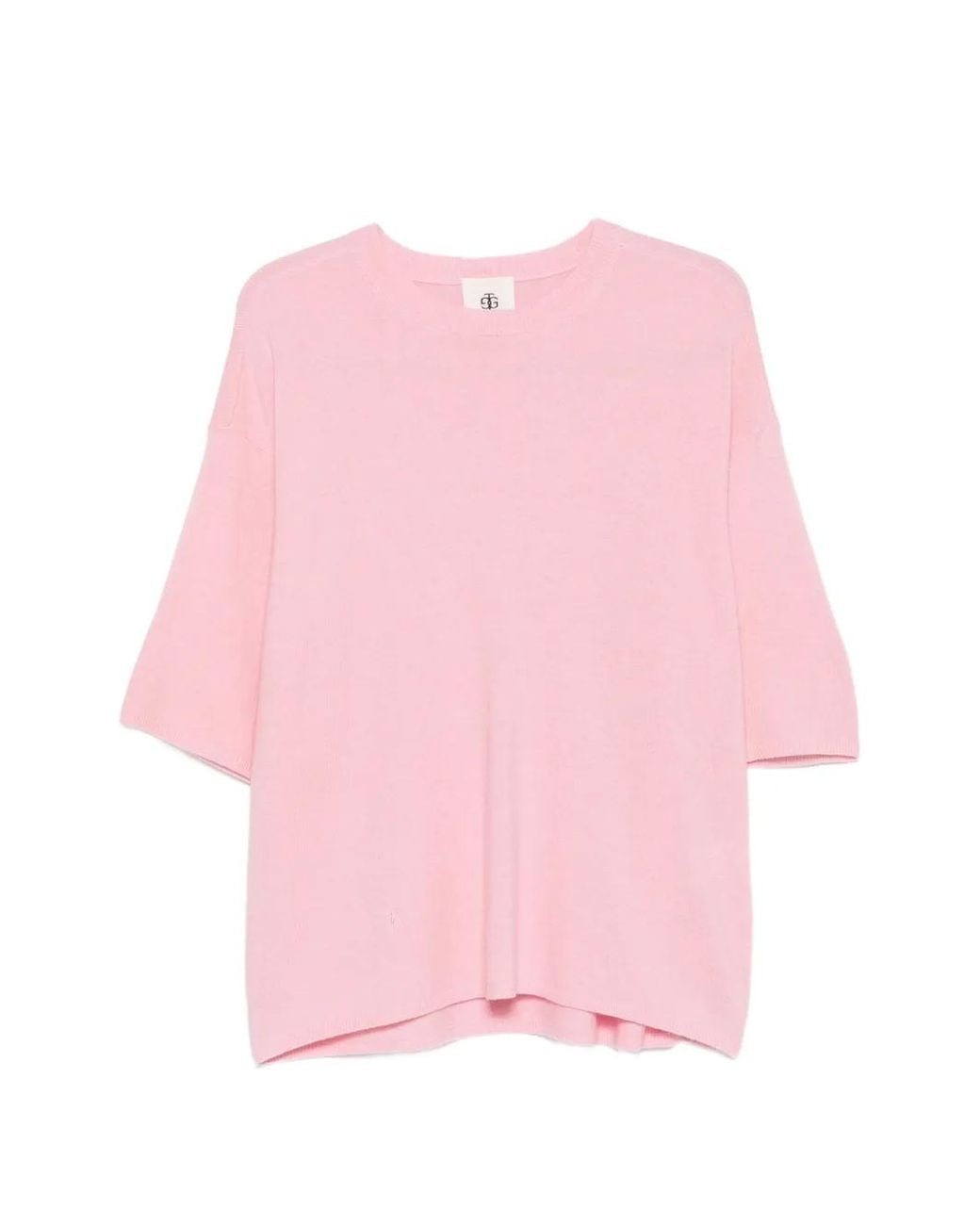 THE GARMENT Pink Como Short-Sleeve Knitted T-Shirt