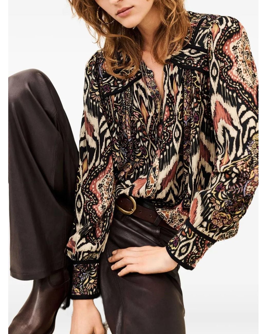 Ba&sh Black Zolie Shirt