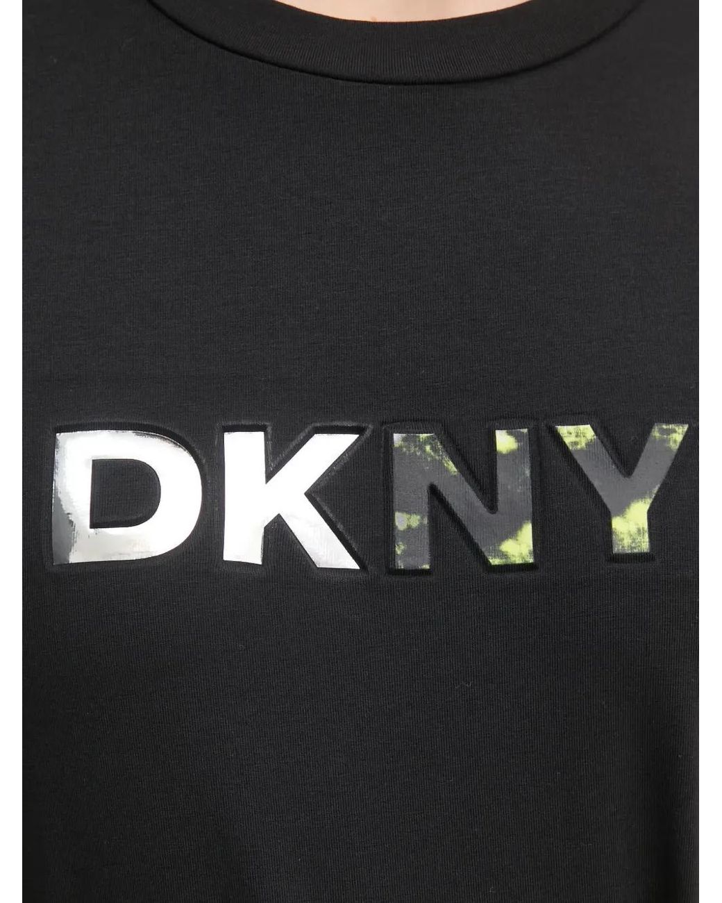 DKNY Black Logo-Print T-Shirt