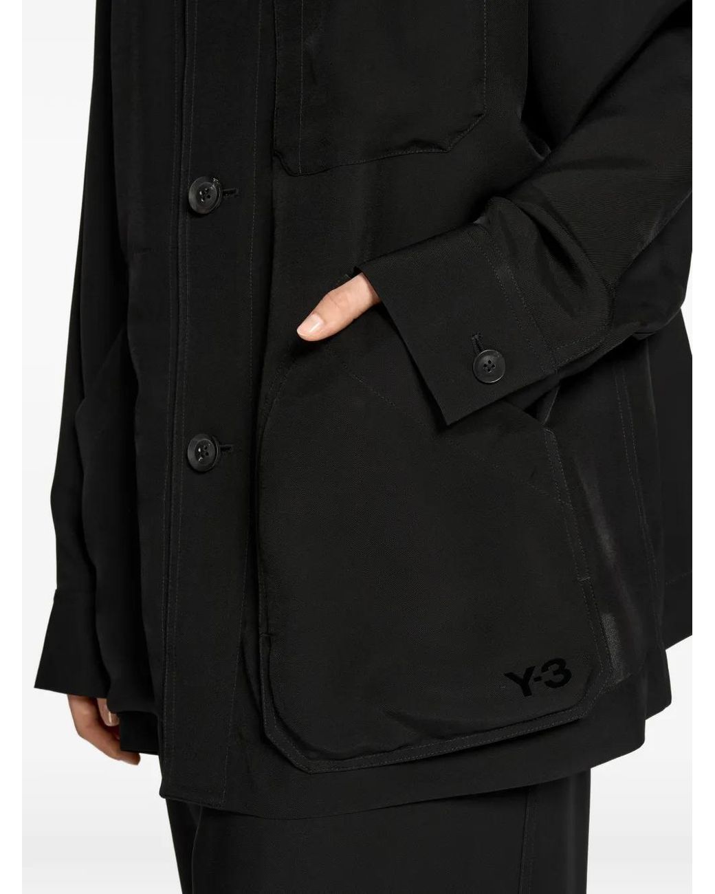 Y-3 Black Chore Jkt/Shrt