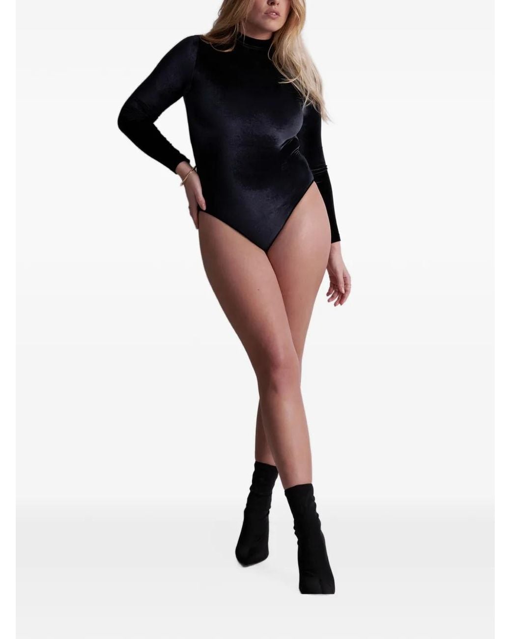 Aubade Blue Open-Back Bodysuit