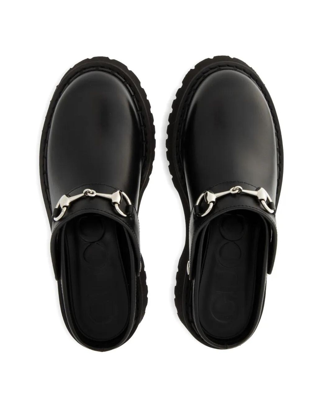 Gucci Black Mule With Horsebit, Leather