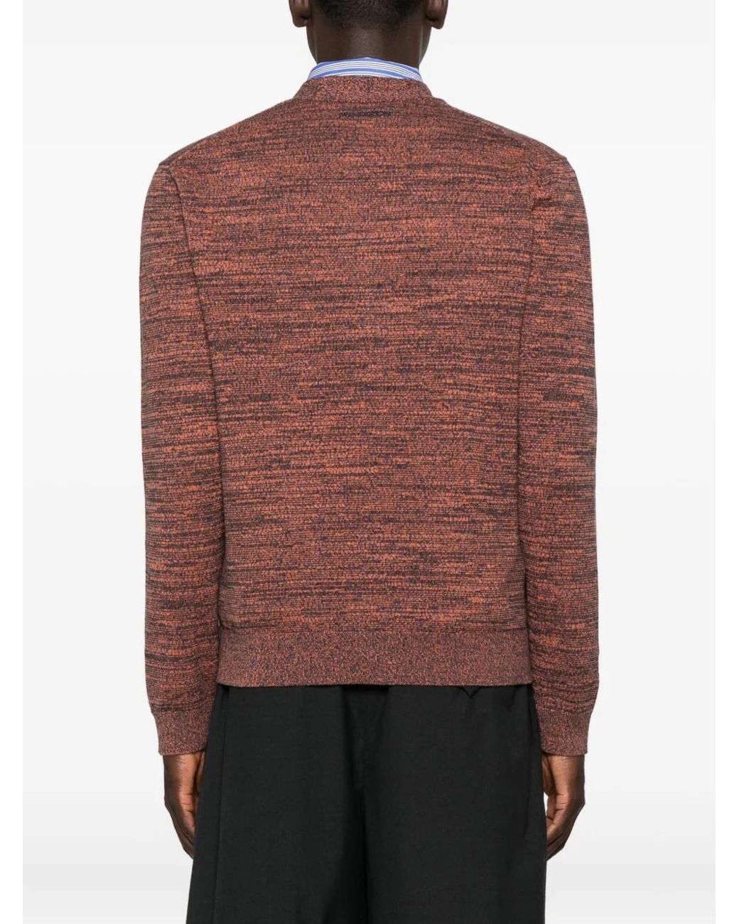 J.W. Anderson Brown Button-Front Speckled Cardigan for men