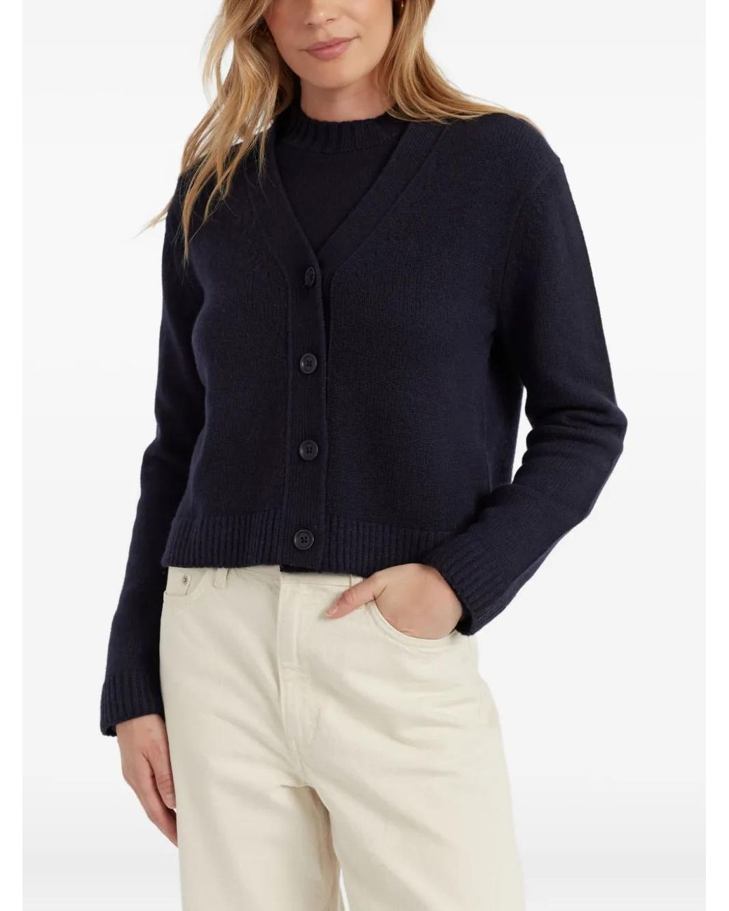 Chinti & Parker Blue Cardigan Mit V-Ausschnitt