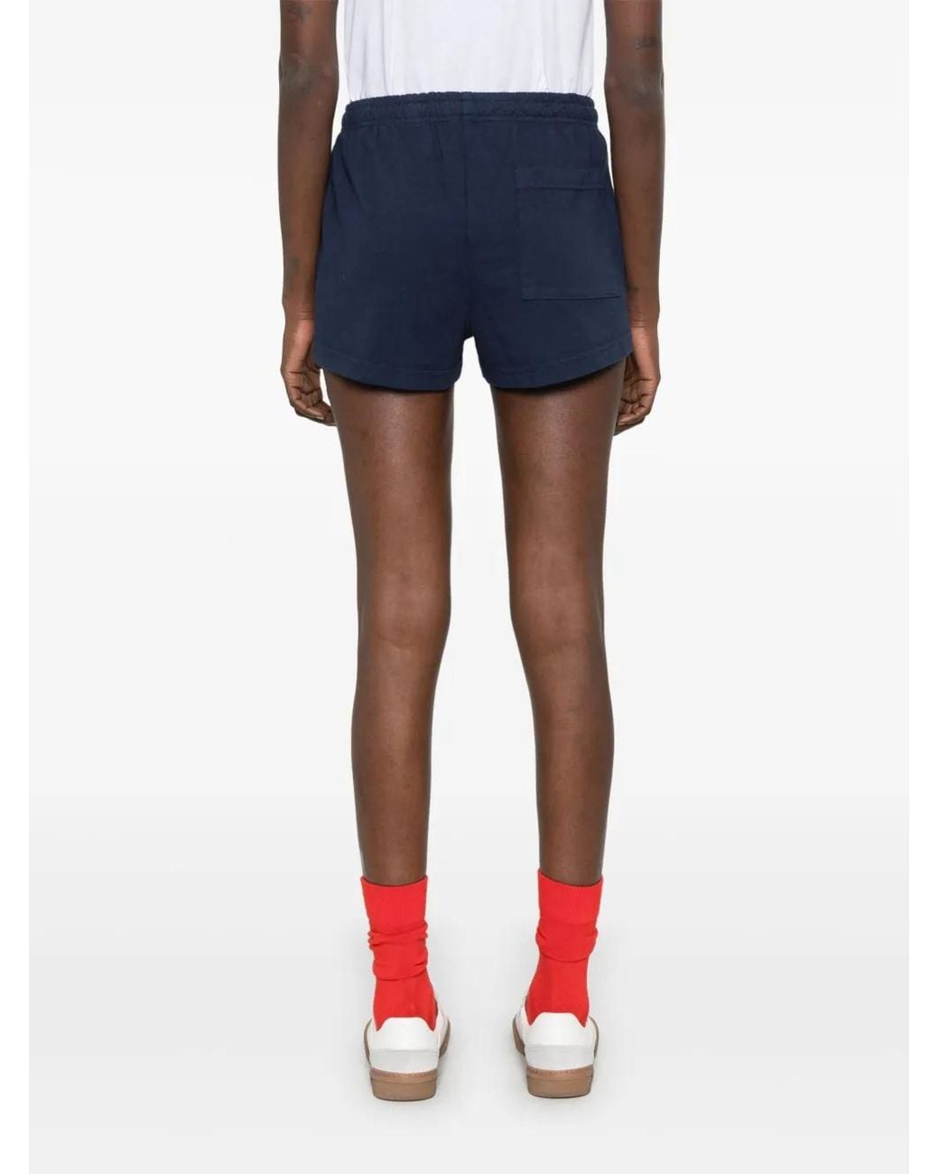 Sporty & Rich Blue New York Ivy Shorts