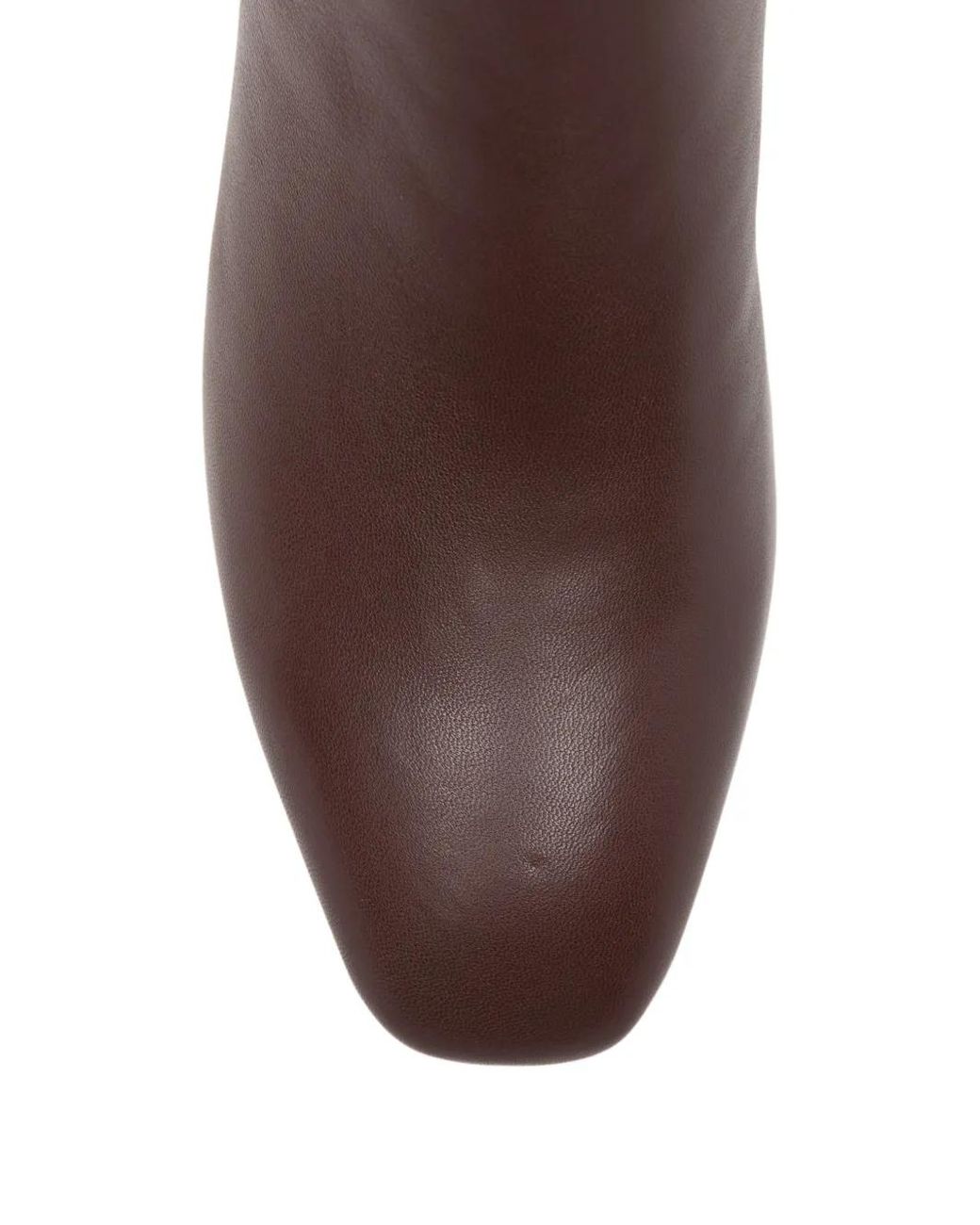 Coccinelle Brown Bottines En Cuir À Plaque Logo
