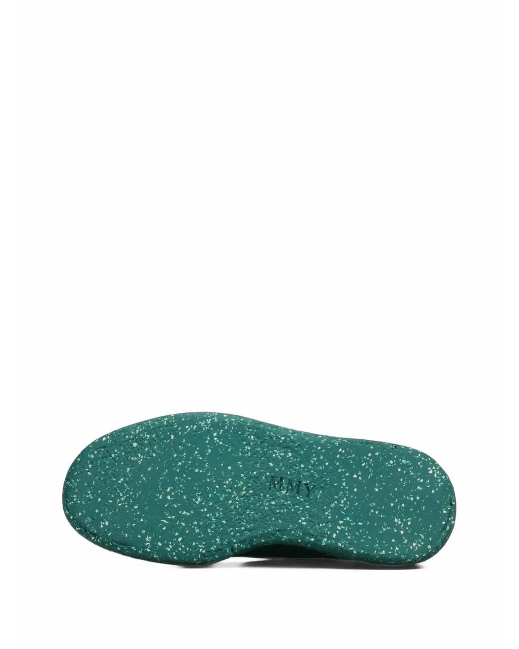 Maison Mihara Yasuhiro Green "Mark"Suede Monkey Shoes for men