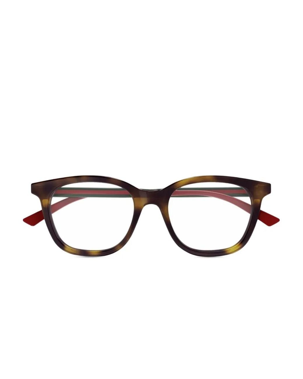Gucci Brown Square-Frame Glasses