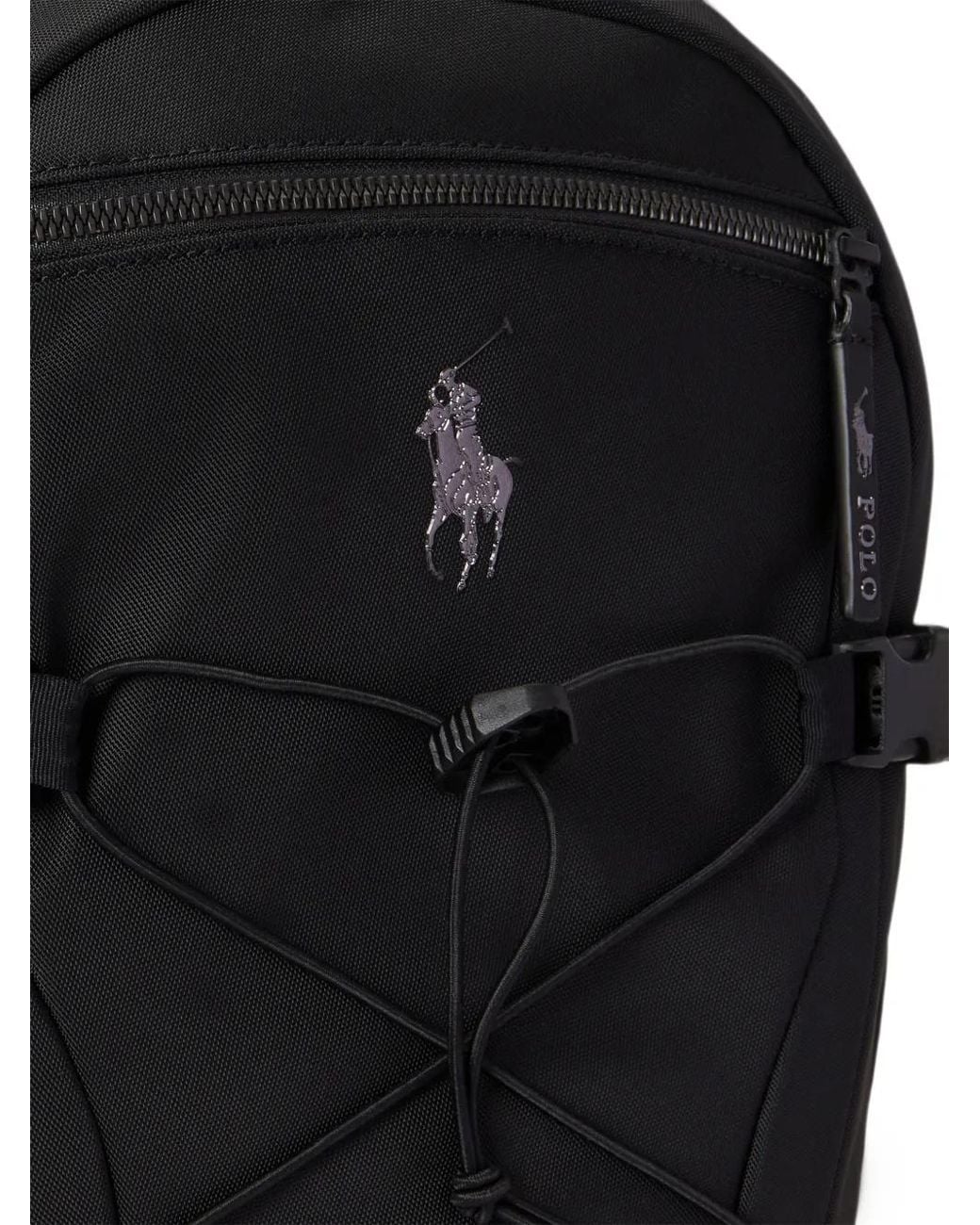 Polo Ralph Lauren Black Sac À Dos À Logo Pony for men