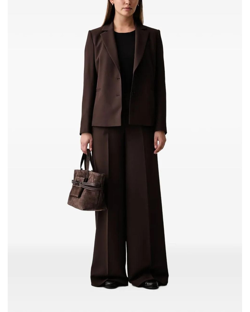 Kaos Black Single-Breasted Notched-Lapel Blazer