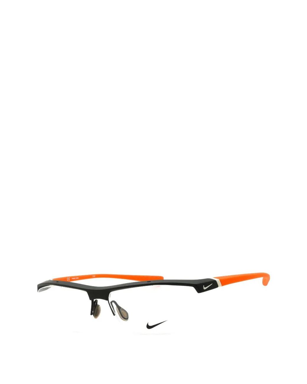 Nike White Rectangle-Frame Glasses