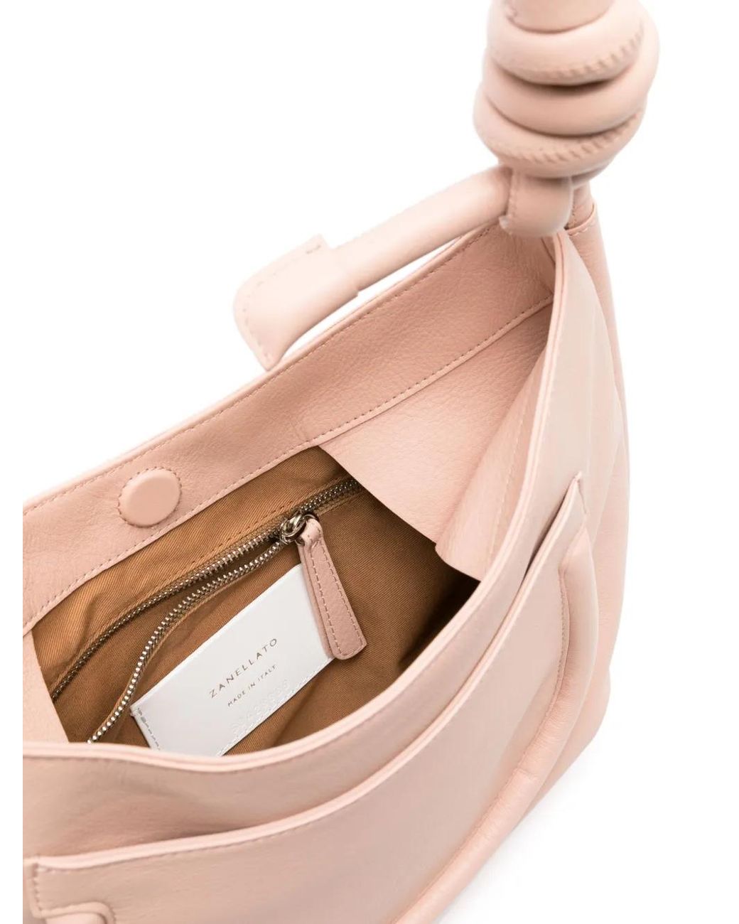 Zanellato Pink Demi' Leather Shoulder Bag