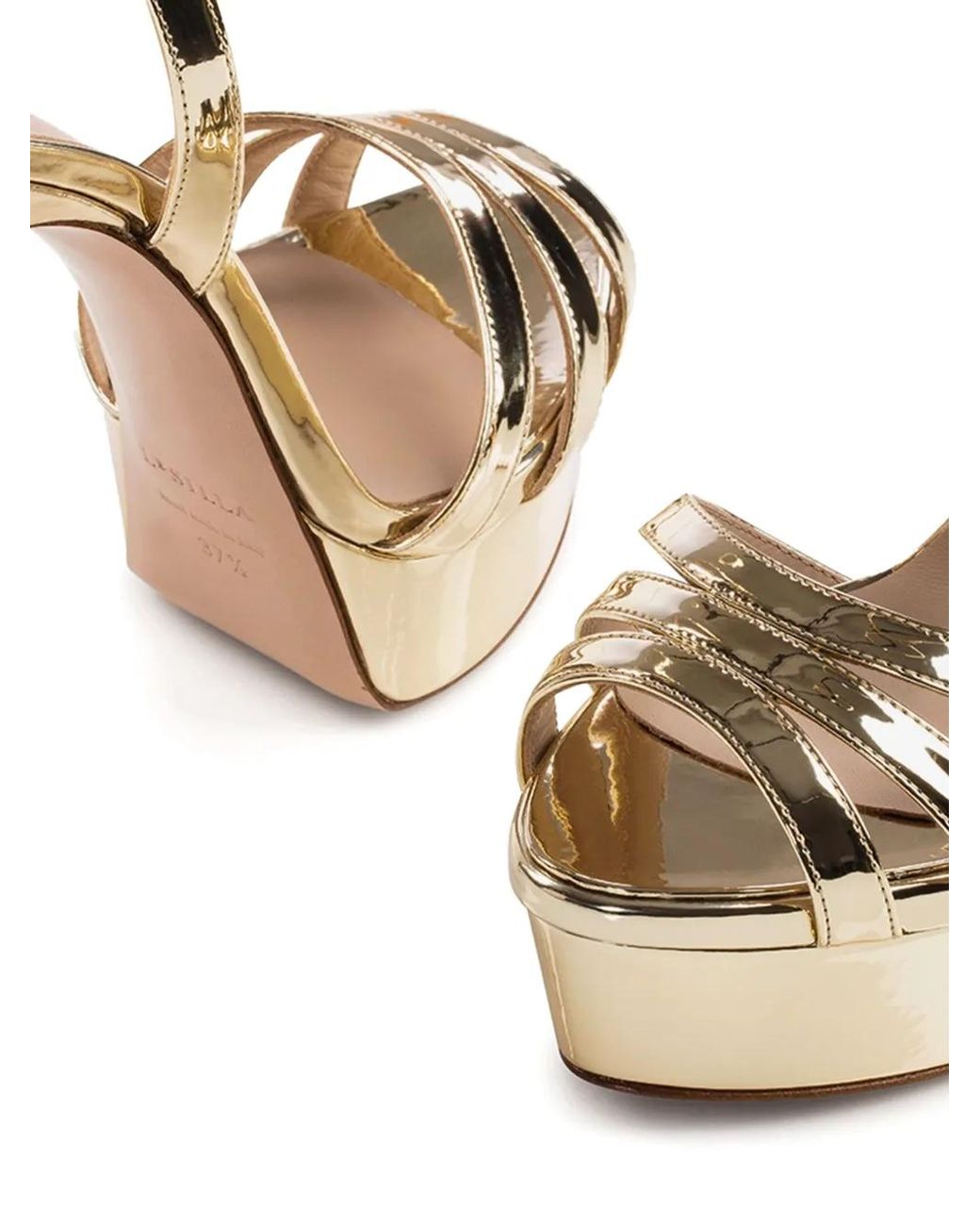 Le Silla White 140Mm Lola Sandals