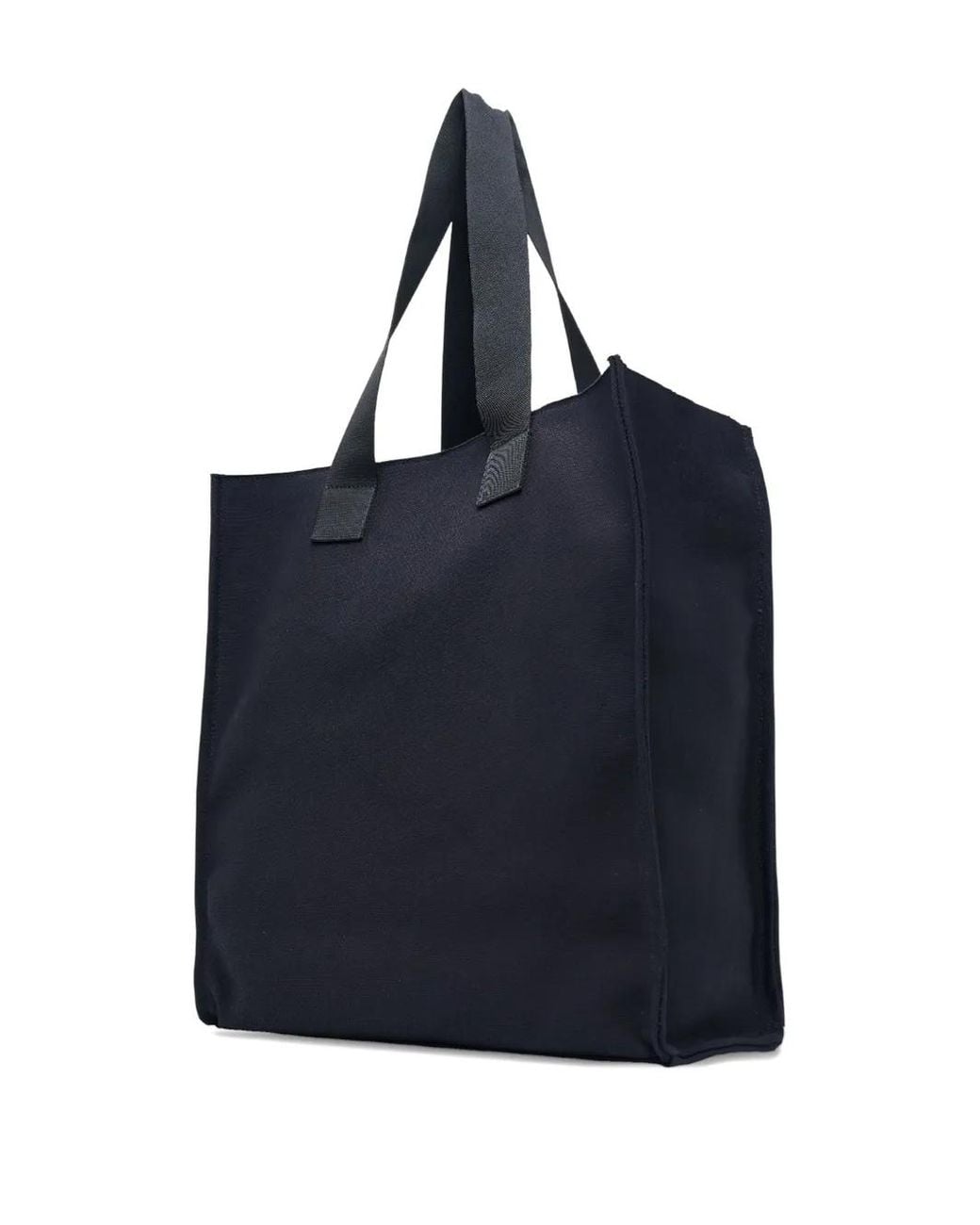 MSGM Blue Logo-Print Tote Bag