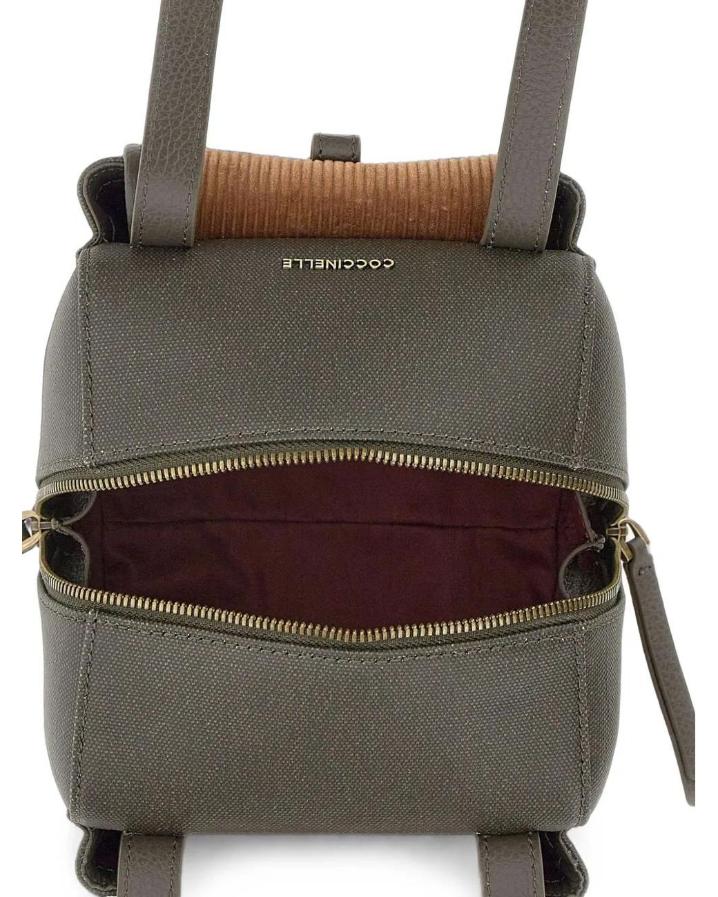Coccinelle Natural Mavery Pocket Small Shoulder Bag