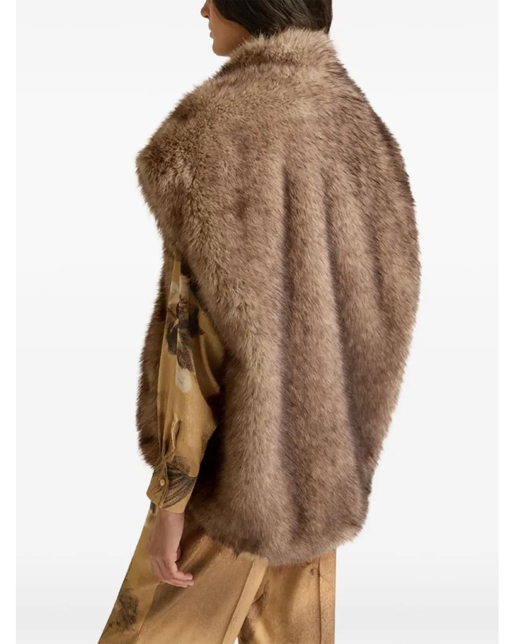 Momoní Brown Talulah Faux-Fur Jacket