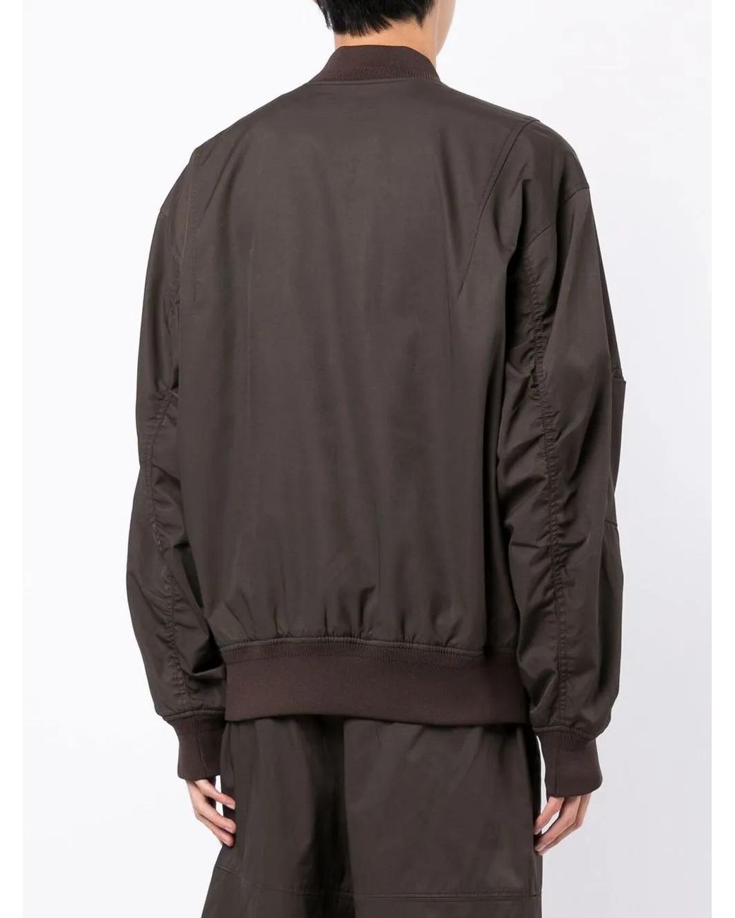 3.1 Phillip Lim Black Zip-Front Bomber Jacket for men