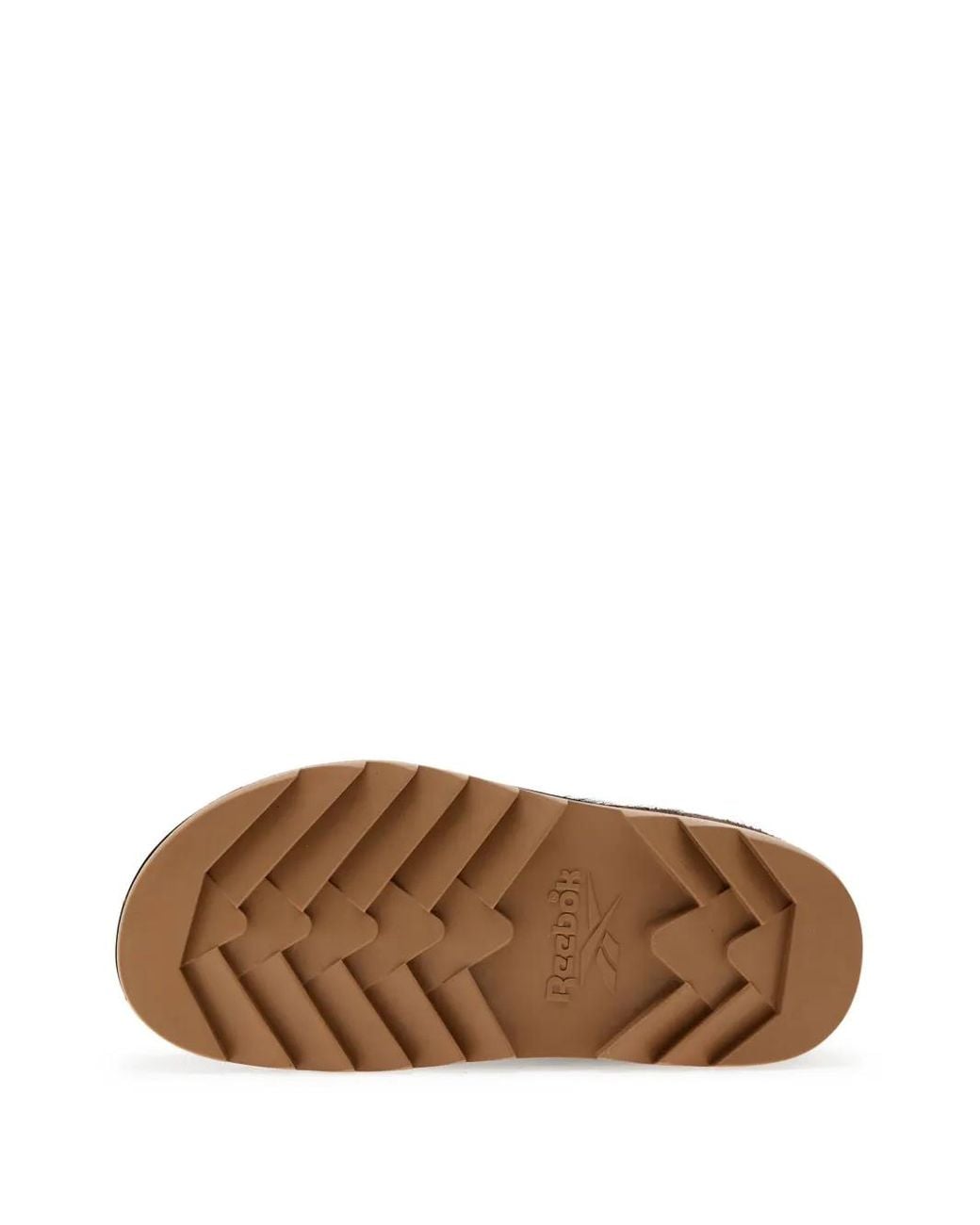 Reebok Brown Leather Sneakers for men