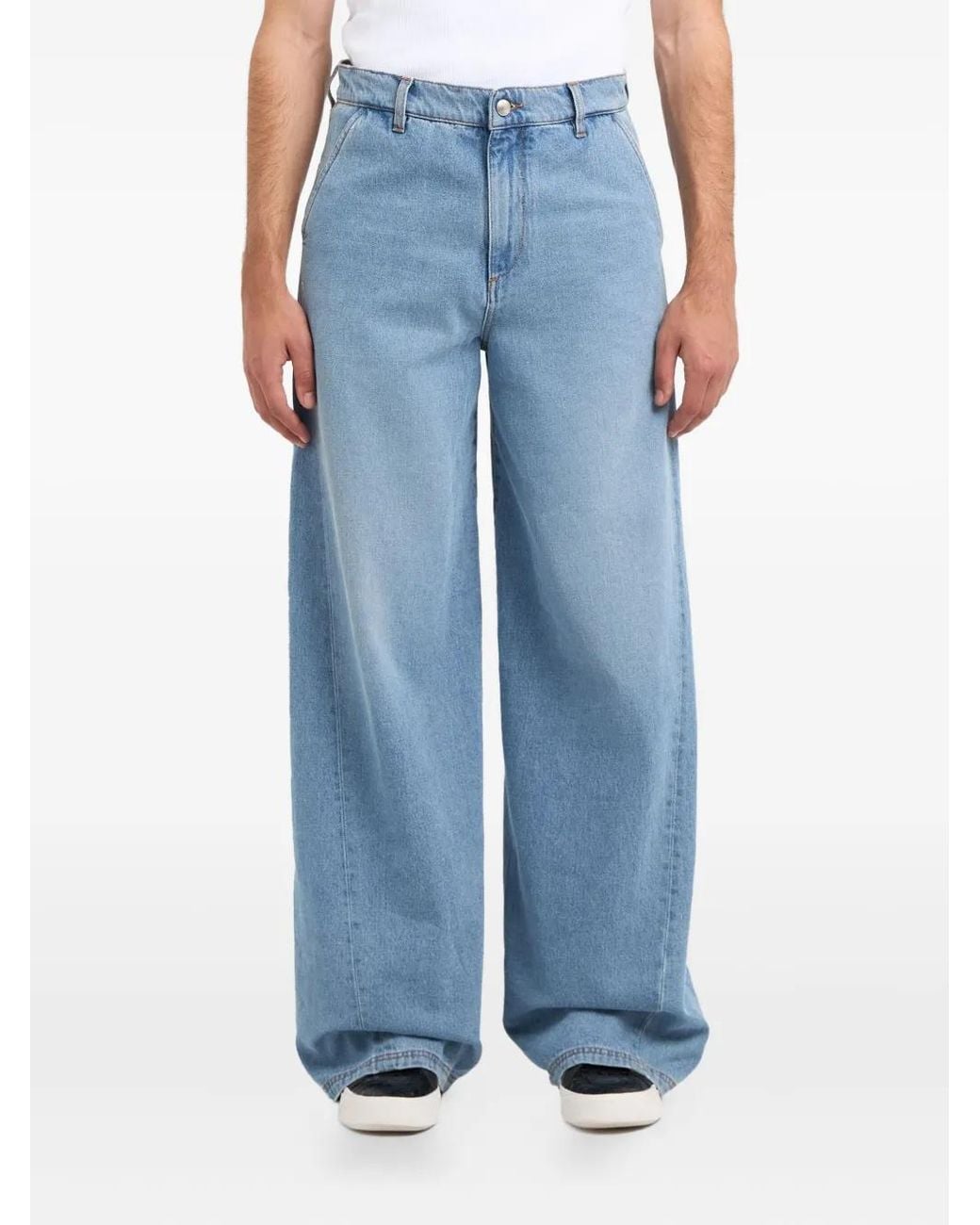 Vaqueros Con Efecto Lavado Gcds de color Blue