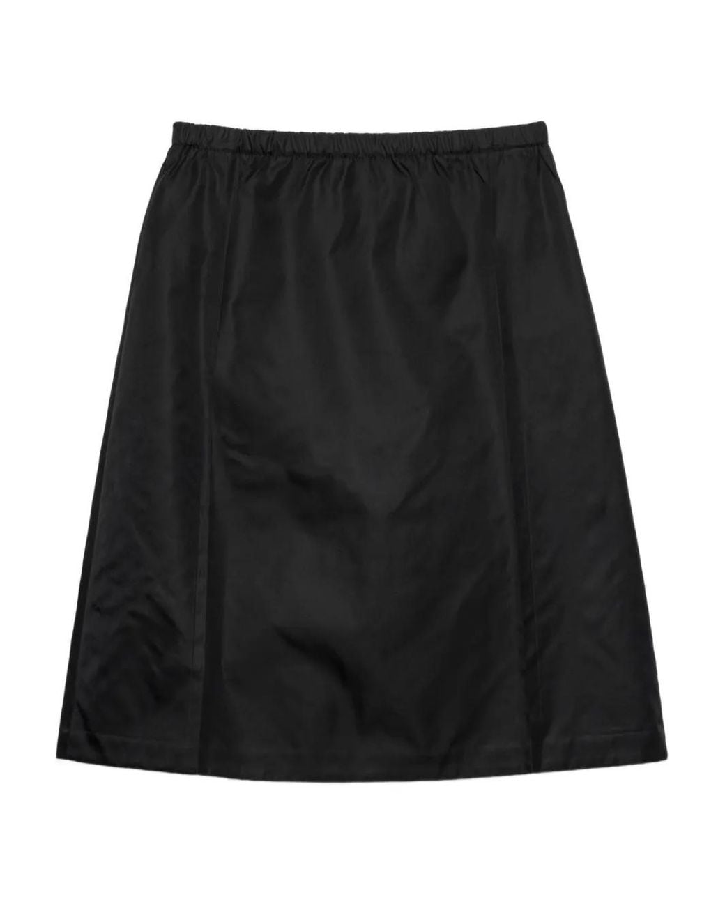 Prada Black Low-Rise Welt-Pocket Skirt