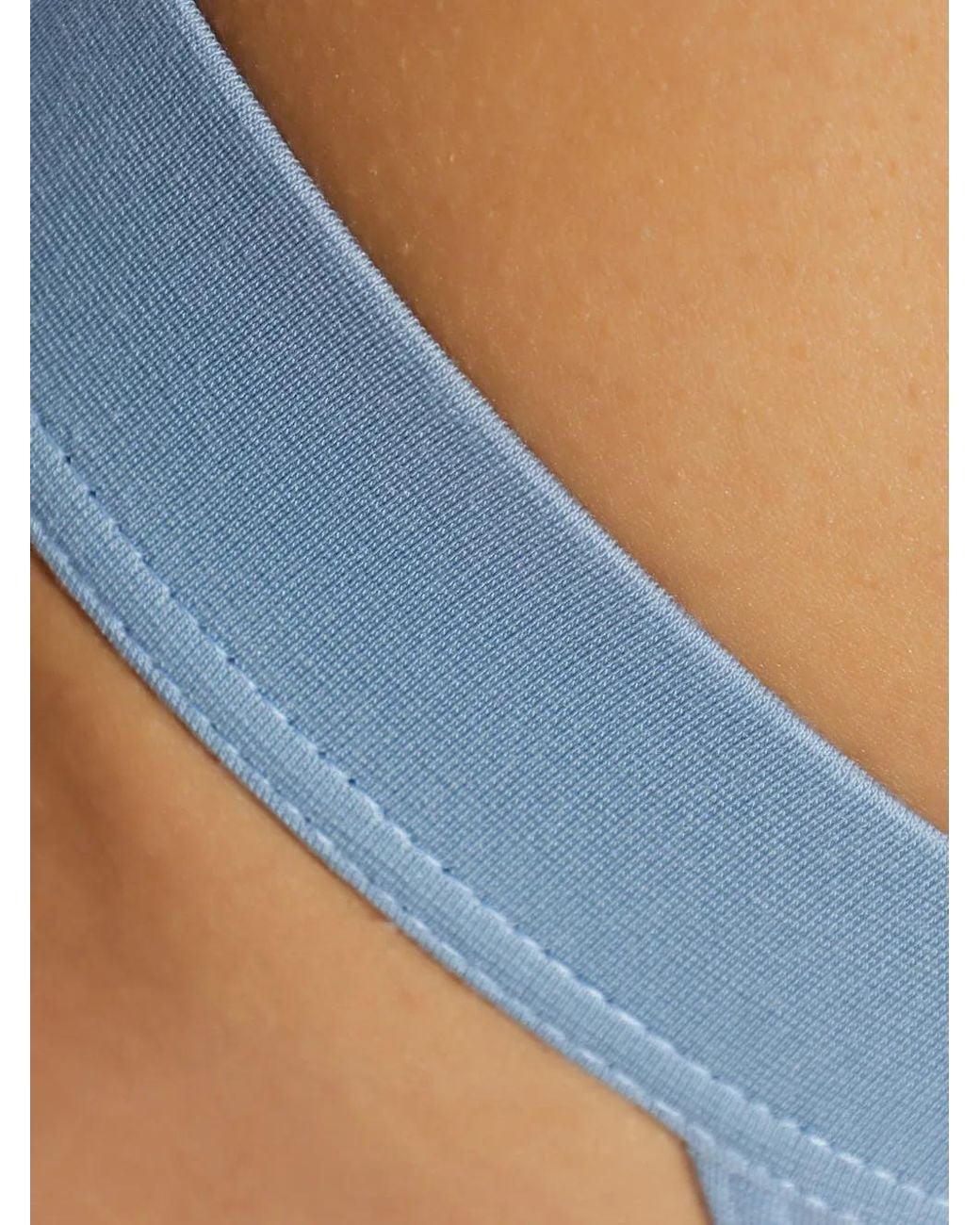DSquared² Blue Logo-Patch Thongs