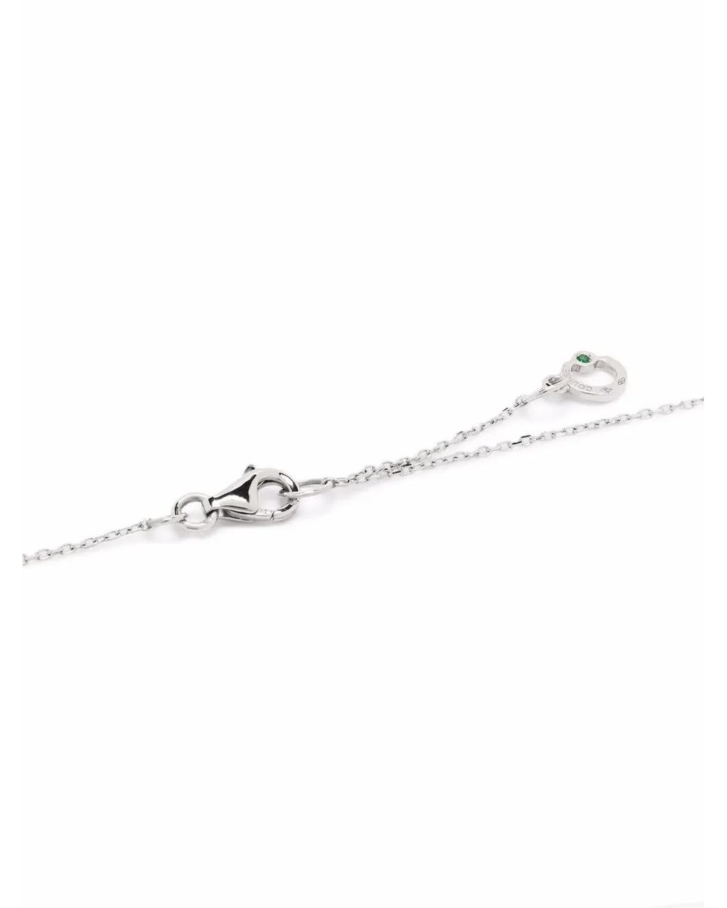 COURBET Multicolor 18Kt Recycled Celeste Laboratory-Grown Diamond Small Pendant Necklace