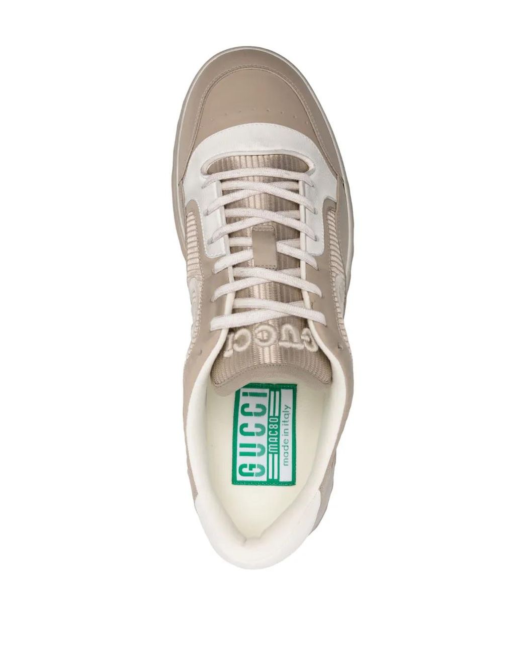 Gucci Natural Leather Mac80 Sneakers for men