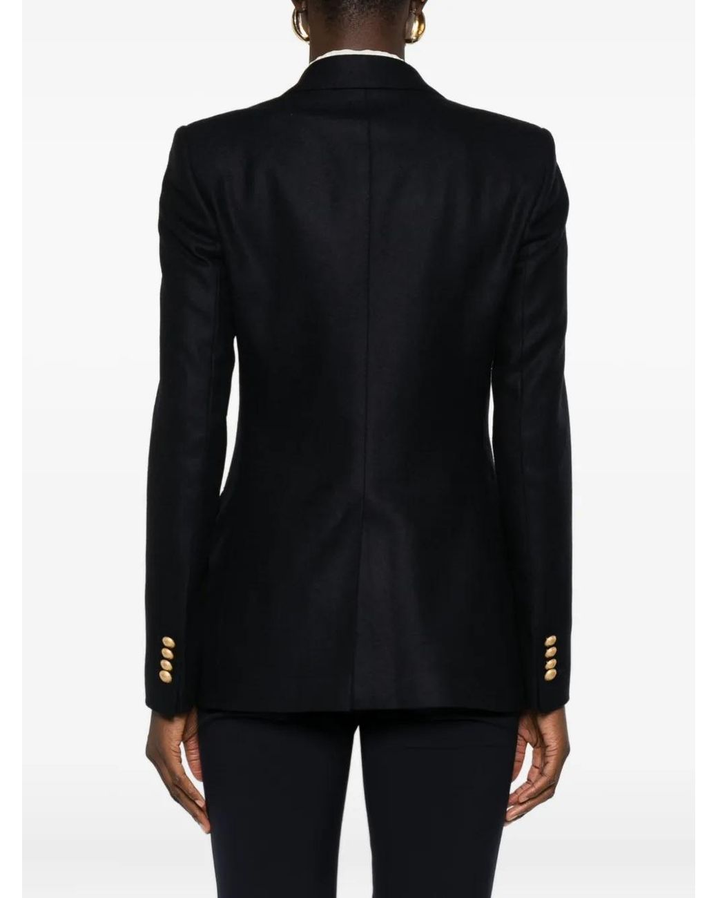 Tagliatore Blue Wool Double-Breasted Jacket