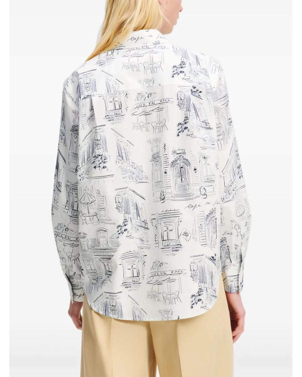 Karl Lagerfeld Gray X Jorge Parra Shirt