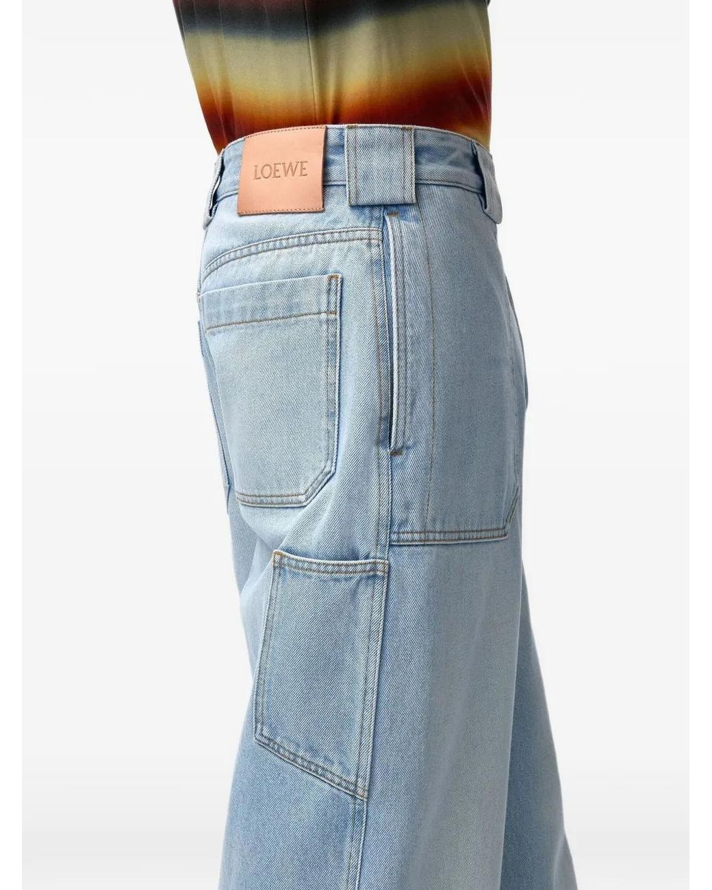 Loewe Blue Pants for men