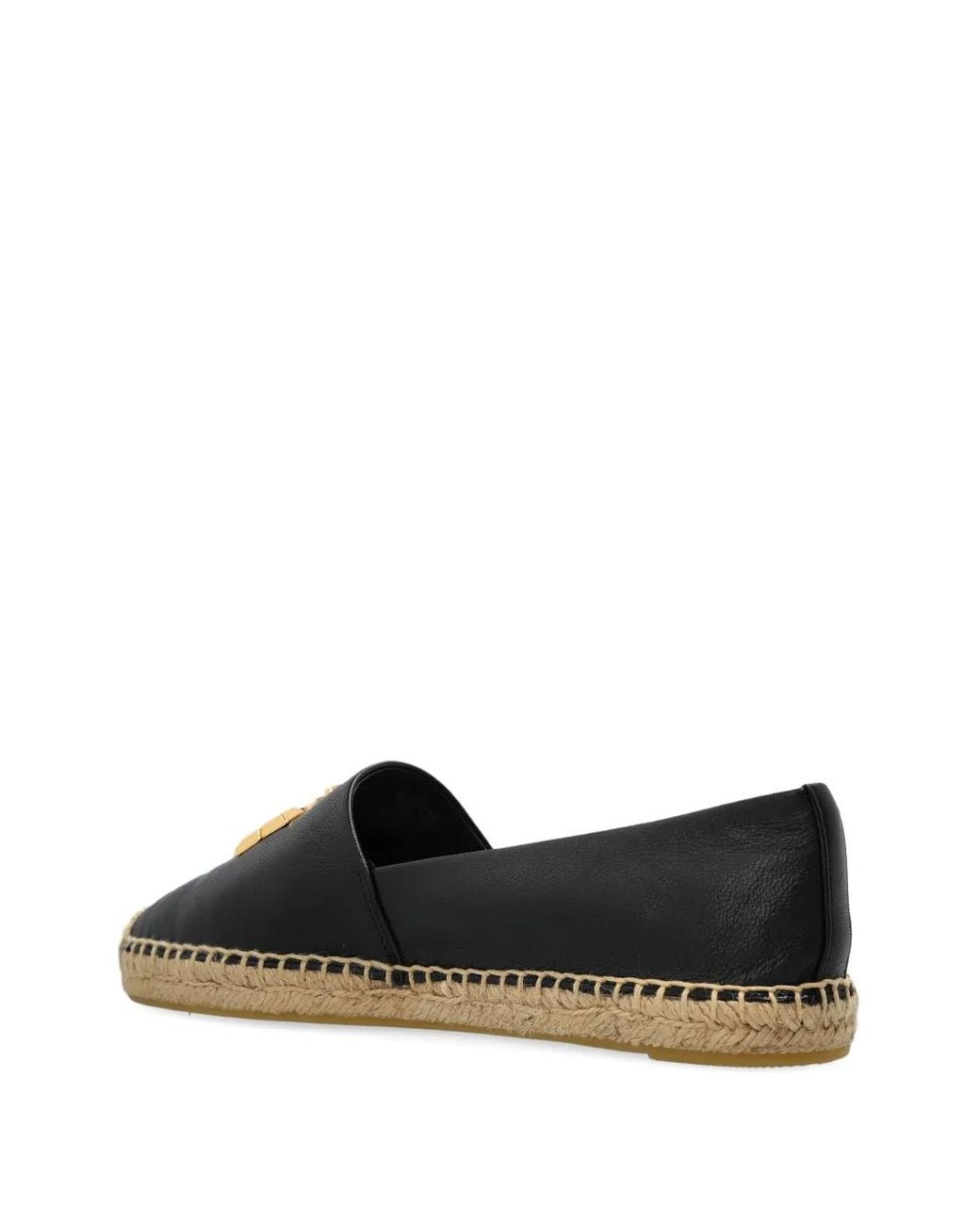 Tory Burch Black Eleanor Espadrille