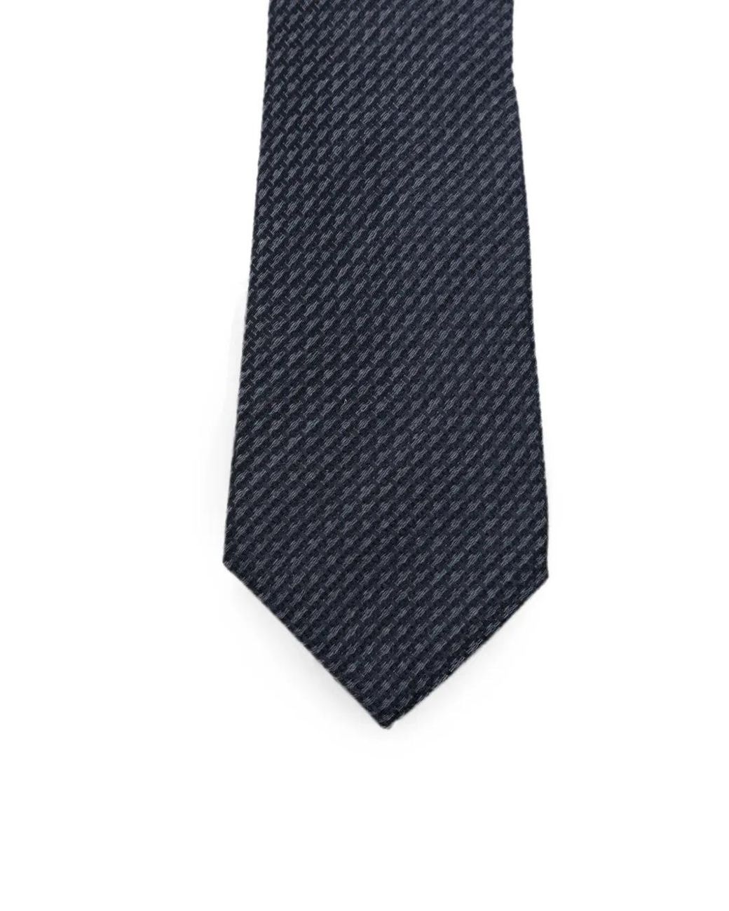 Canali Blue Micro-Patterned Tie for men