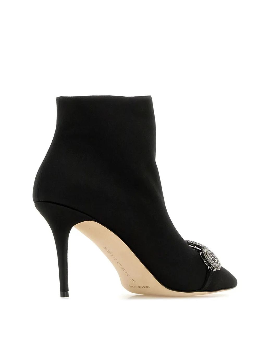 Manolo Blahnik Black Balvisa Boots