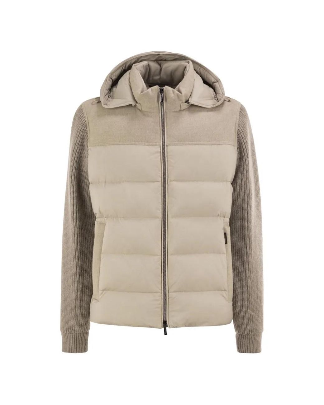 Moorer Natural Allori-Lsm Quilted Jacket for men