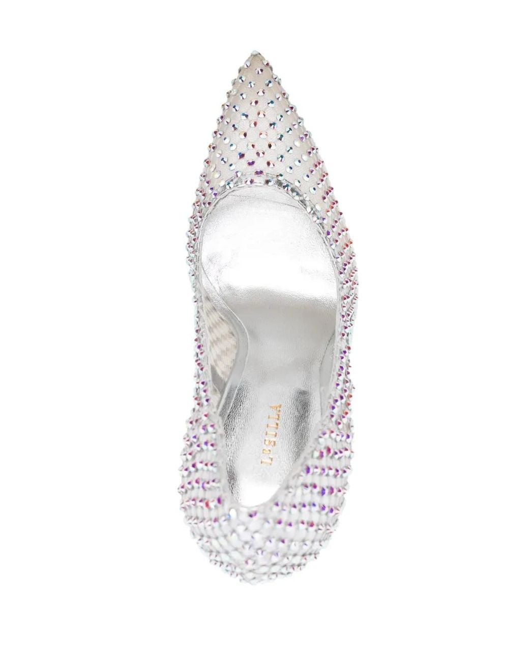 Le Silla Gilda Slingback Pumps Verfraaid Met Stras in het White