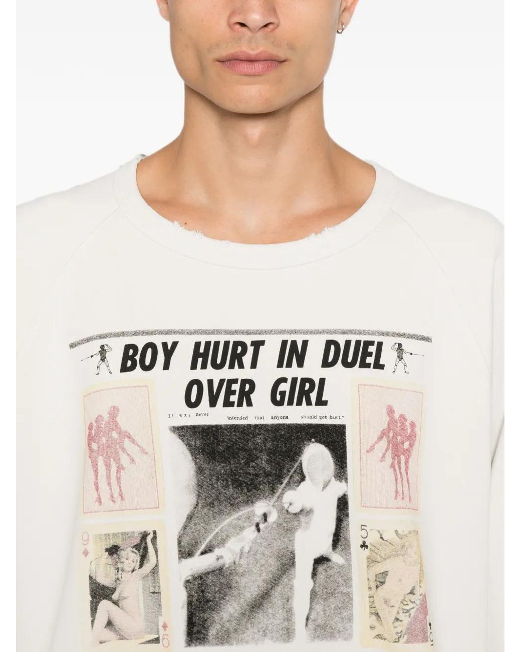Enfants Riches Deprimes White Pull Boy Hurt for men